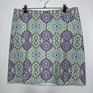 Talbots Women’s Kaleidoscope Geometric Pencil Skirt Size 12